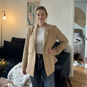 Anine Bing Madeleine Blazer - Deep Sand